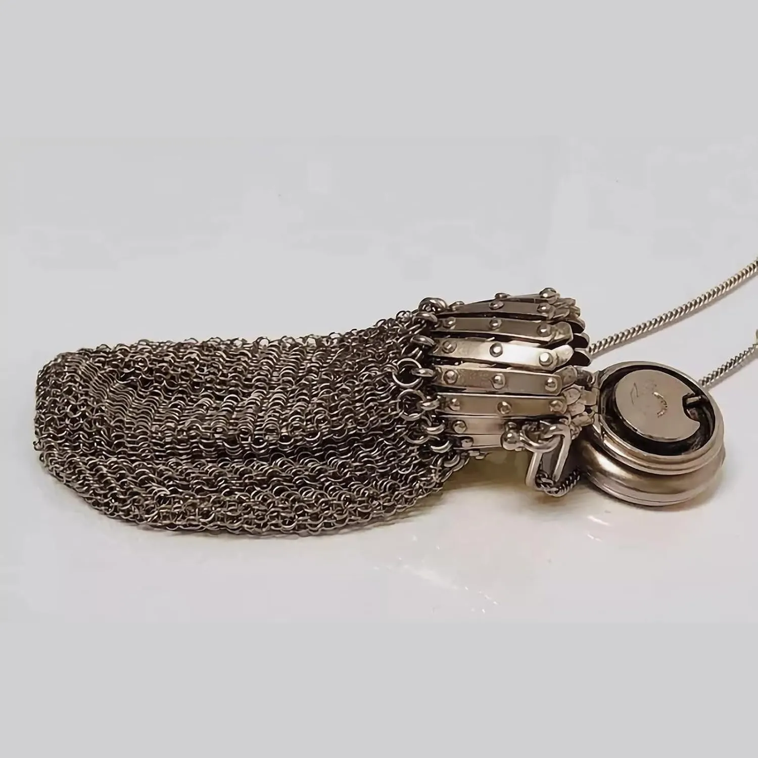 Handmade 1920's English Coin Purse - 2024 New Funky Mesh Metal Vintage Wallet, Funny Change Travel Purse for Coins, Novelty Coin Holder Pouch, Cool Handmade Coin Purse (3Pcs), Standard