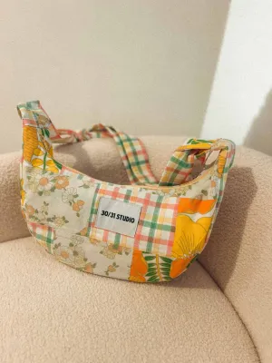 handmade moon bag mellow yellow