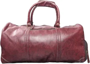 Handmade Vintage Full Grain Leather Duffel Bag with shoe Pouch,Overnight Weekender Leather Bags Sports Gym Duffle, Large Carry on Travel Bag, Waterproof Duffle Bag for Men/Women,Gift for Him/Her