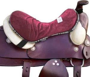 Harrison Howard Trail Seat Saver Western Tack Saddle Ride-on Pad with Cushion Bottom Helps Distribute Back Pressure