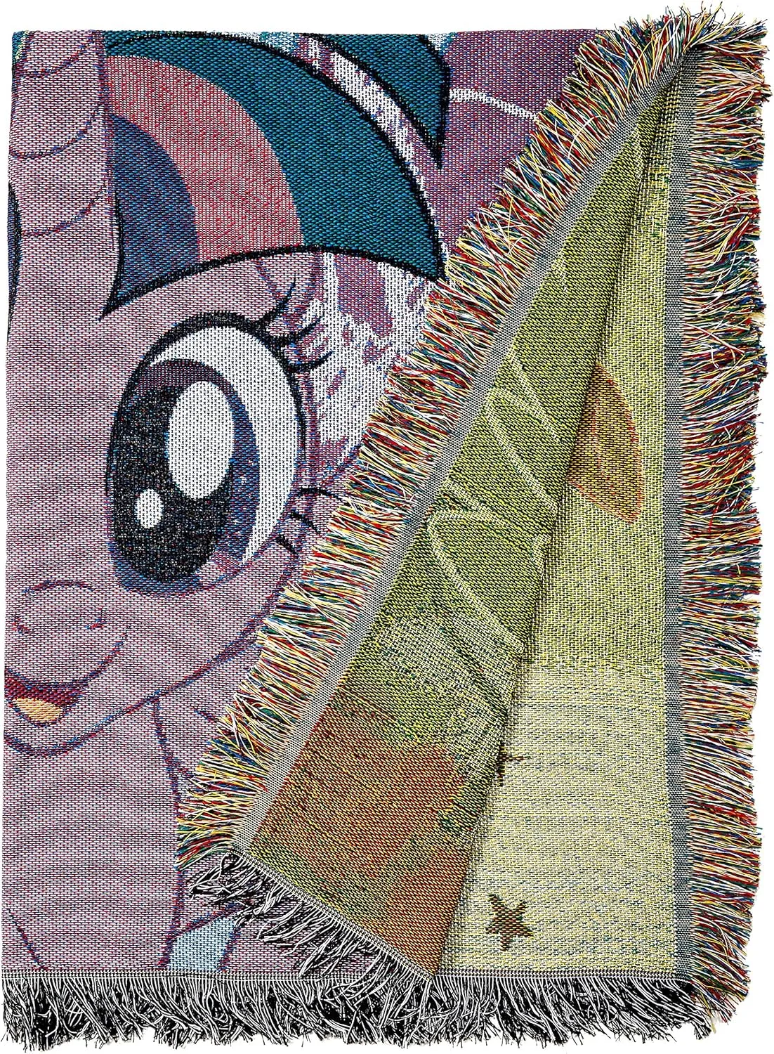 Hasbro's My Little Pony, "Friendship Awaits" Woven Tapestry Throw Blanket, 48" x 60", Multi Color
