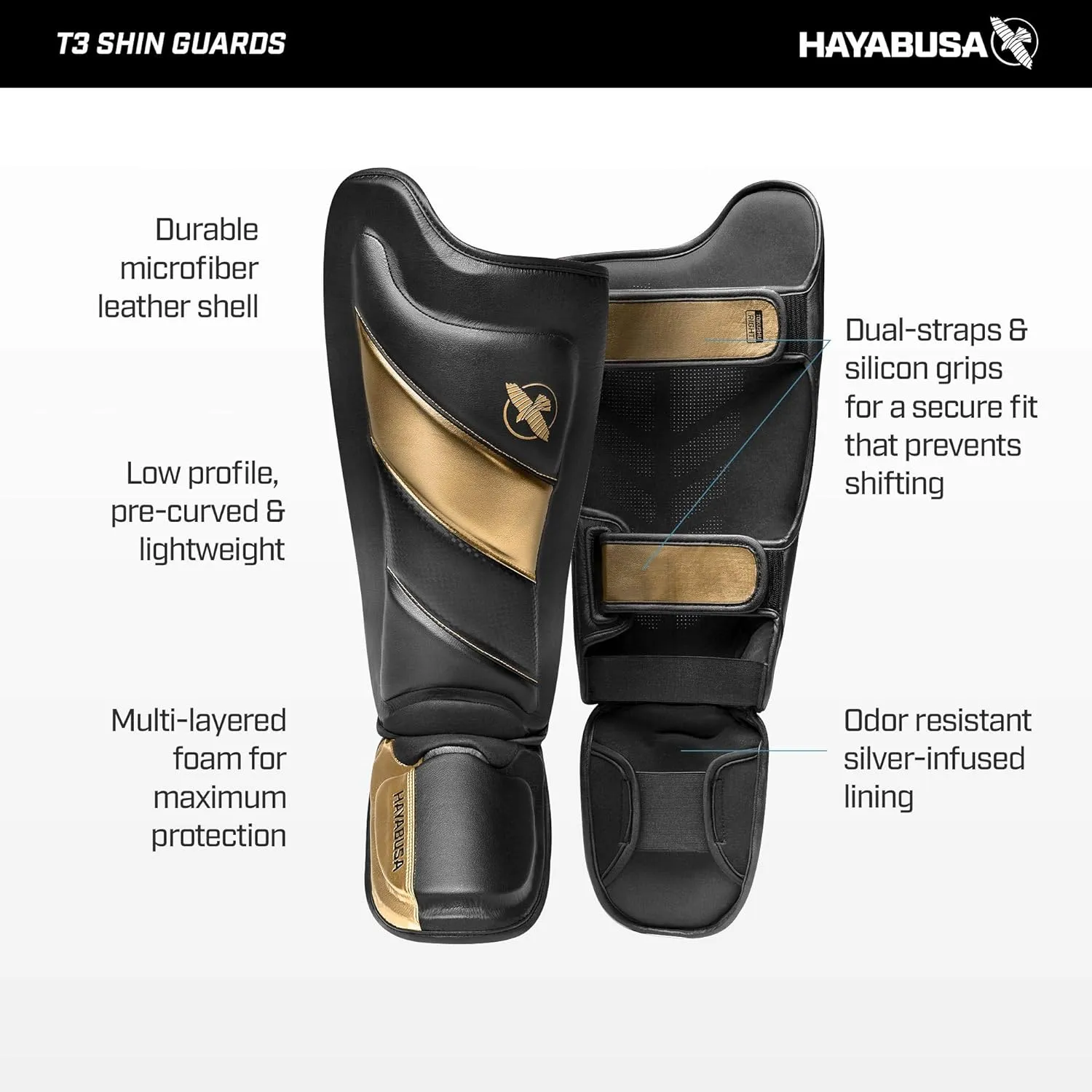 Hayabusa T3 Striking Shinguards