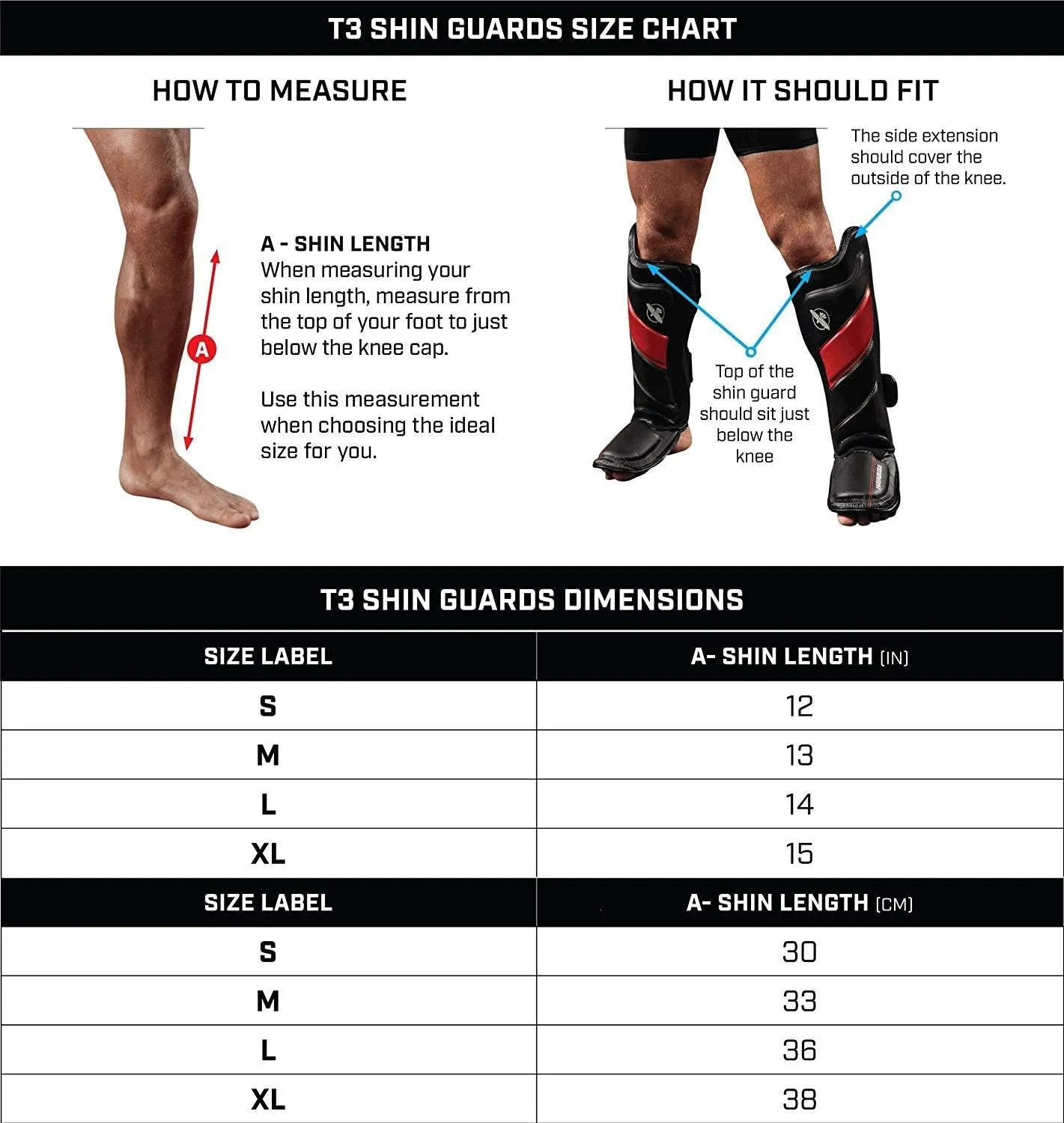 Hayabusa T3 Striking Shinguards