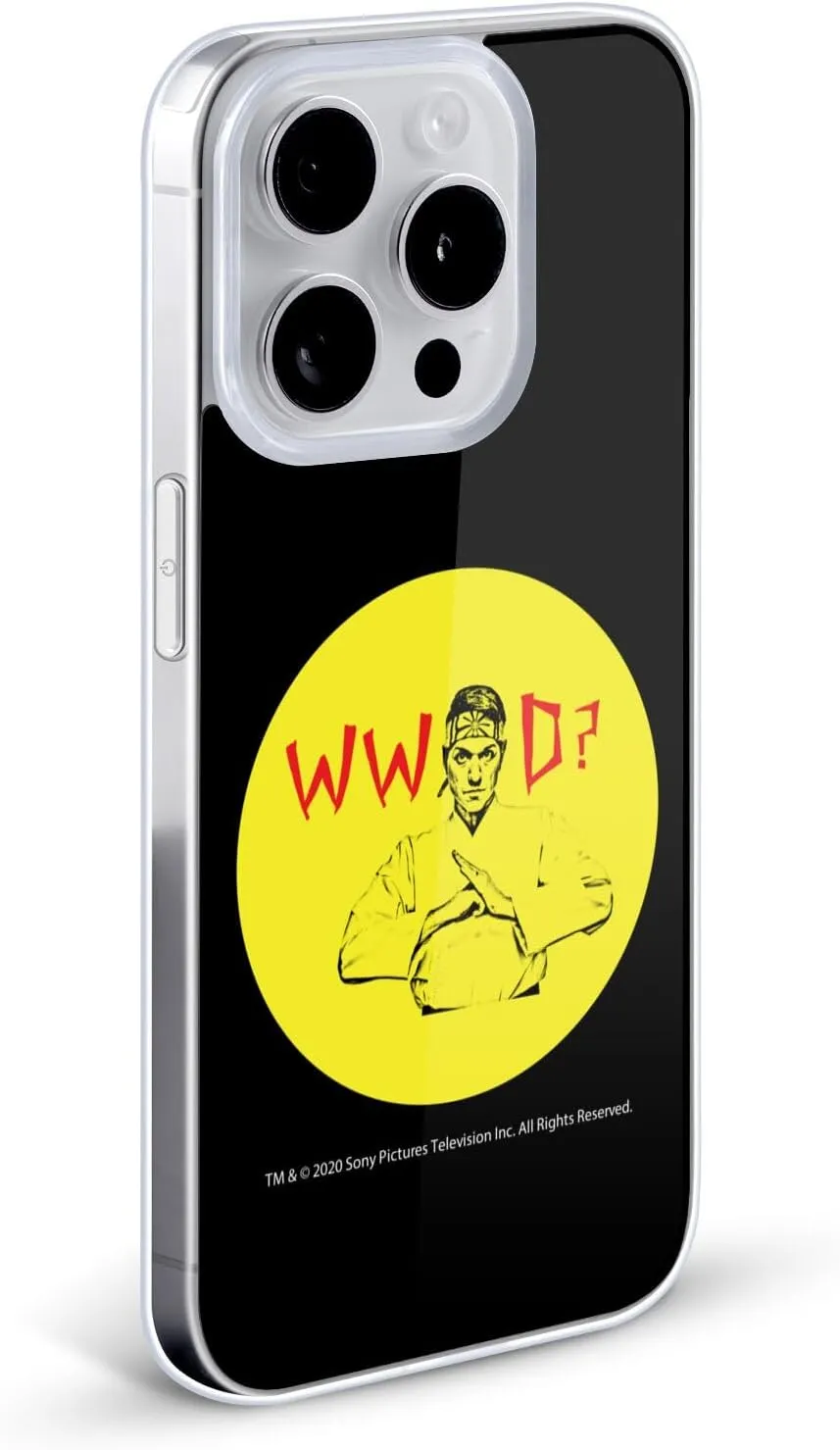 Head Case Designs Officially Licensed Cobra Kai John Lawrence WWD Composed Art Gel Case [Military Grade Protection] Compatible with Apple iPhone 16 Pro Max and Compatible with MagSafe