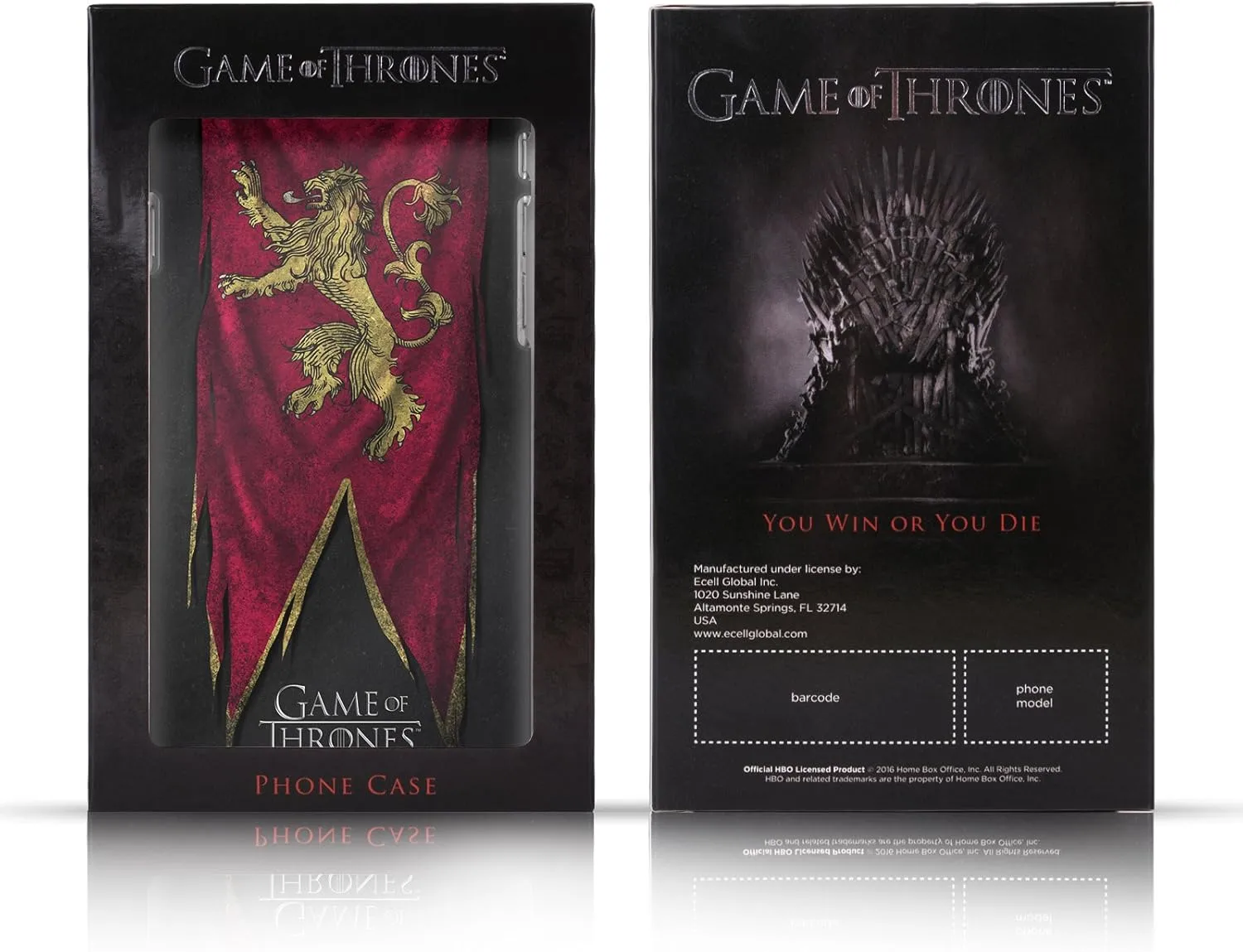 Head Case Designs Officially Licensed HBO Game of Thrones All Houses Golden Sigils Gel Case [Military Grade Protection] Compatible with Apple iPhone X/iPhone Xs