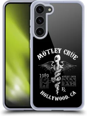 Head Case Designs Officially Licensed Motley Crue Dr. Feelgood Hollywood Tour Graphics Soft Gel Case [Military Grade Protection] Compatible with Samsung Galaxy S23  5G