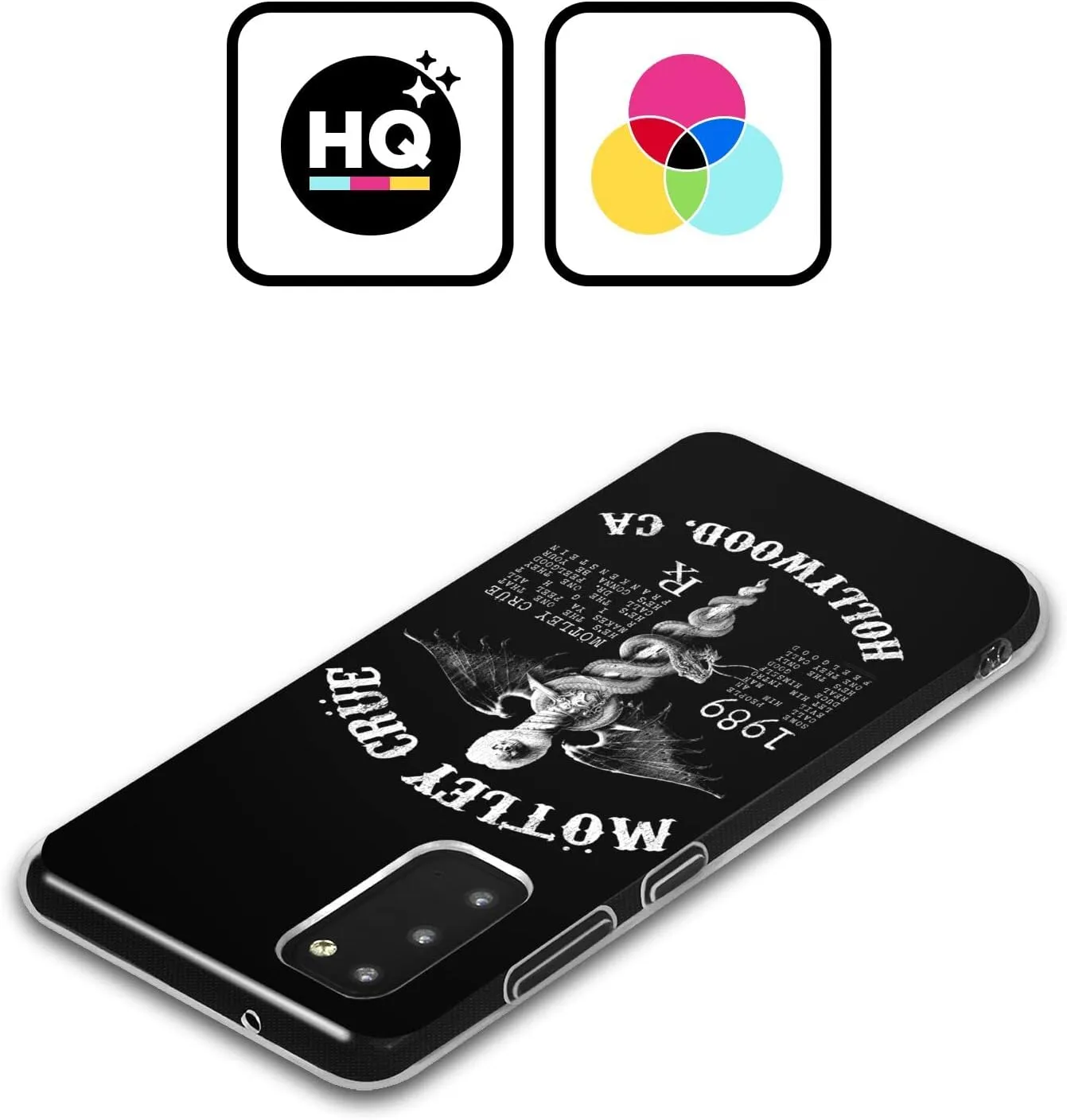 Head Case Designs Officially Licensed Motley Crue Dr. Feelgood Hollywood Tour Graphics Soft Gel Case [Military Grade Protection] Compatible with Samsung Galaxy S23  5G