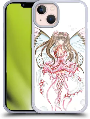 Head Case Designs Officially Licensed Nene Thomas Champagne Anime Pink Fairies Soft Gel Case [Military Grade Protection] Compatible with Apple iPhone 13