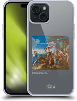 Head Case Designs Officially Licensed The National Gallery Bacchus and Ariadne People Gel Case [Military Grade Protection] Compatible with Apple iPhone 15 Plus and Compatible with MagSafe