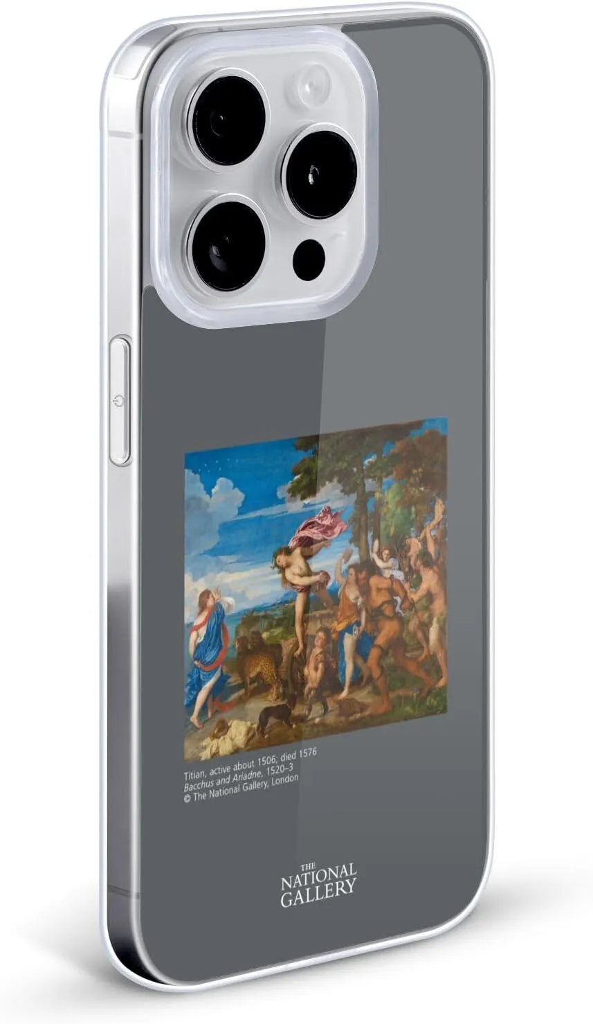 Head Case Designs Officially Licensed The National Gallery Bacchus and Ariadne People Gel Case [Military Grade Protection] Compatible with Apple iPhone 15 Plus and Compatible with MagSafe