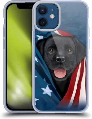 Head Case Designs Officially Licensed Vincent HIE Black Labrador Canidae Gel Case [Military Grade Protection] Compatible with Apple iPhone 12 Mini and Compatible with MagSafe