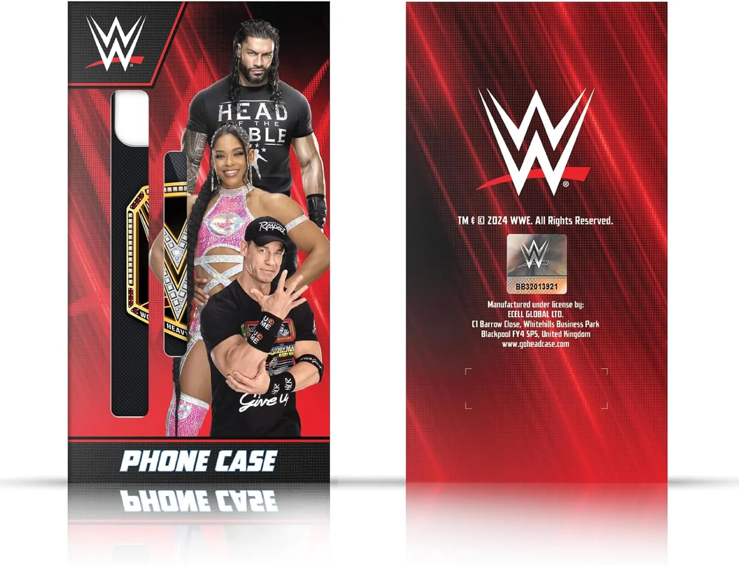 Head Case Designs Officially Licensed WWE John Cena Cenation Respect Superstars 9 Gel Case [Military Grade Protection] Compatible with Apple iPhone 16 Plus and Compatible with MagSafe