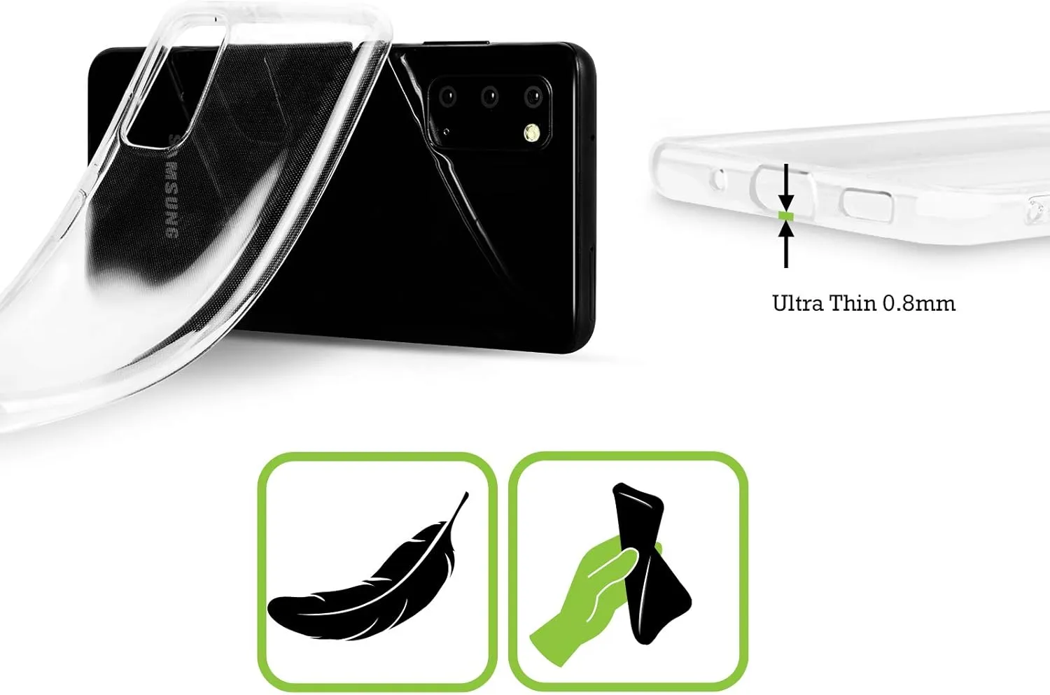 Head Case Designs Taxi Van Yellow Cab Gel Case [Military Grade Protection] Compatible with Samsung Galaxy S23 Ultra 5G