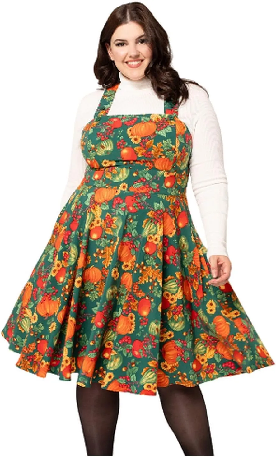 Hell Bunny Autumn Pinafore Dress