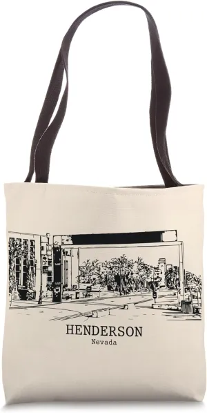 Henderson Nevada Vintage Retro Travel Souvenir Tote Bag