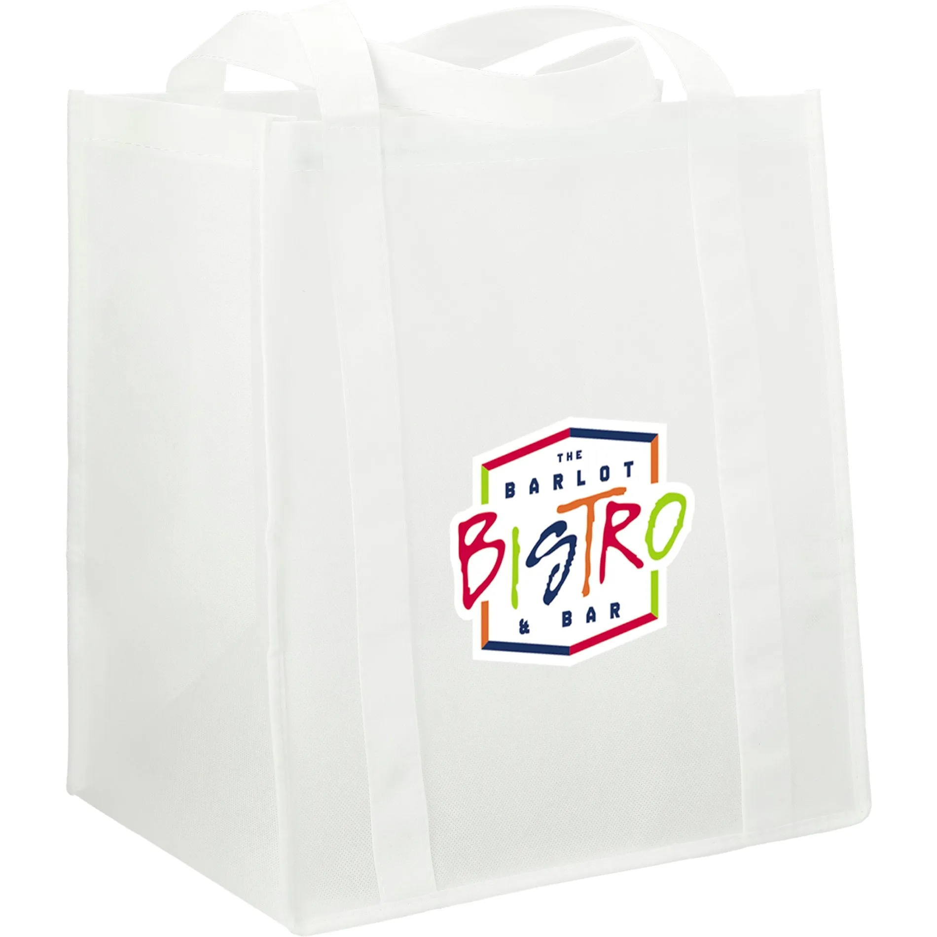 Hercules Non-Woven Grocery Tote with Full Color Print