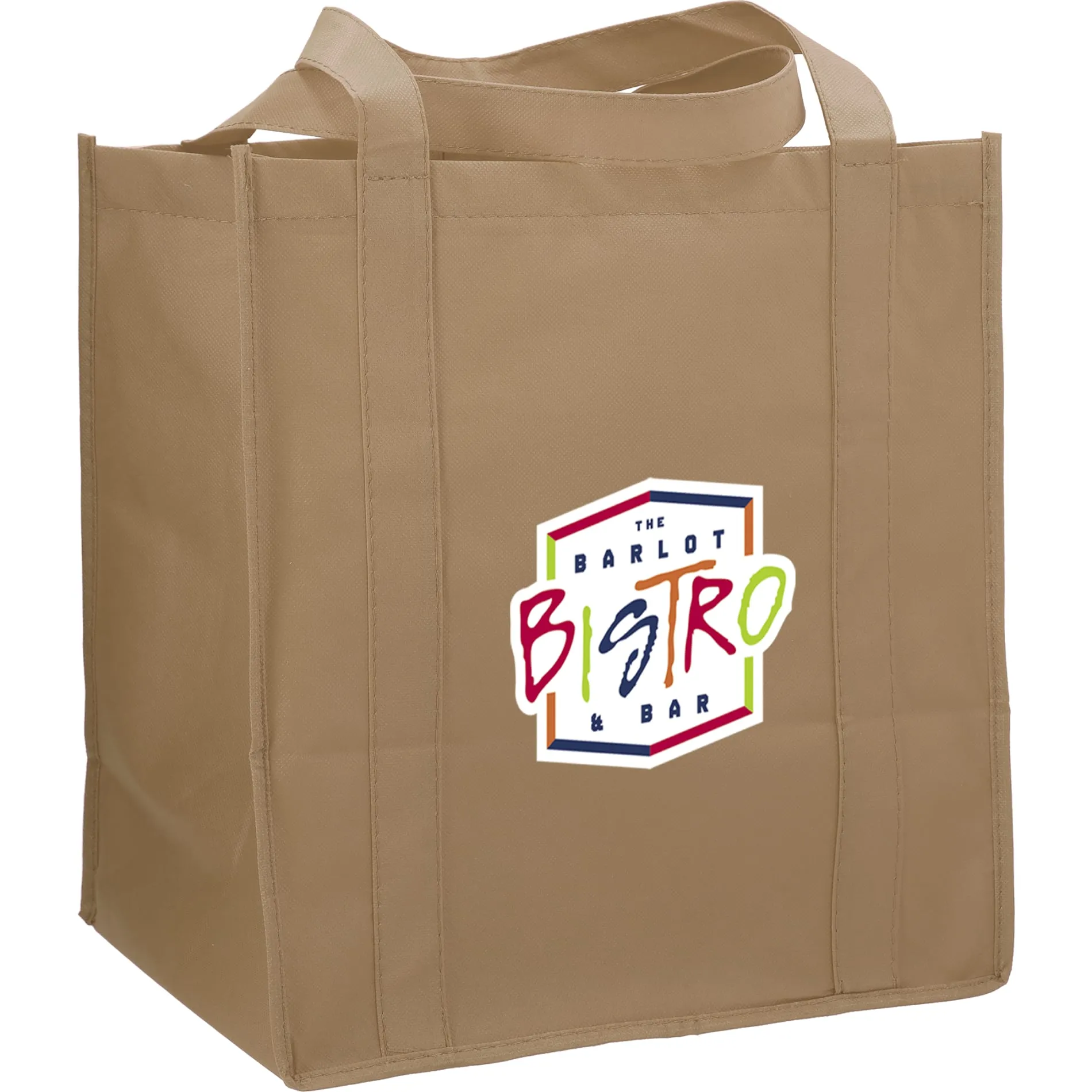 Hercules Non-Woven Grocery Tote with Full Color Print