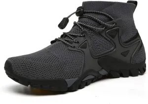Hiking Shoes Mens Womens Outdoor Athletic Sports Shoes Walking Shoes Trail Running Shoes Trekking Climbing Stylish Slip Resistant Fitness Walking Jogging Sock Sneakers Travel Lightweight Barefoot