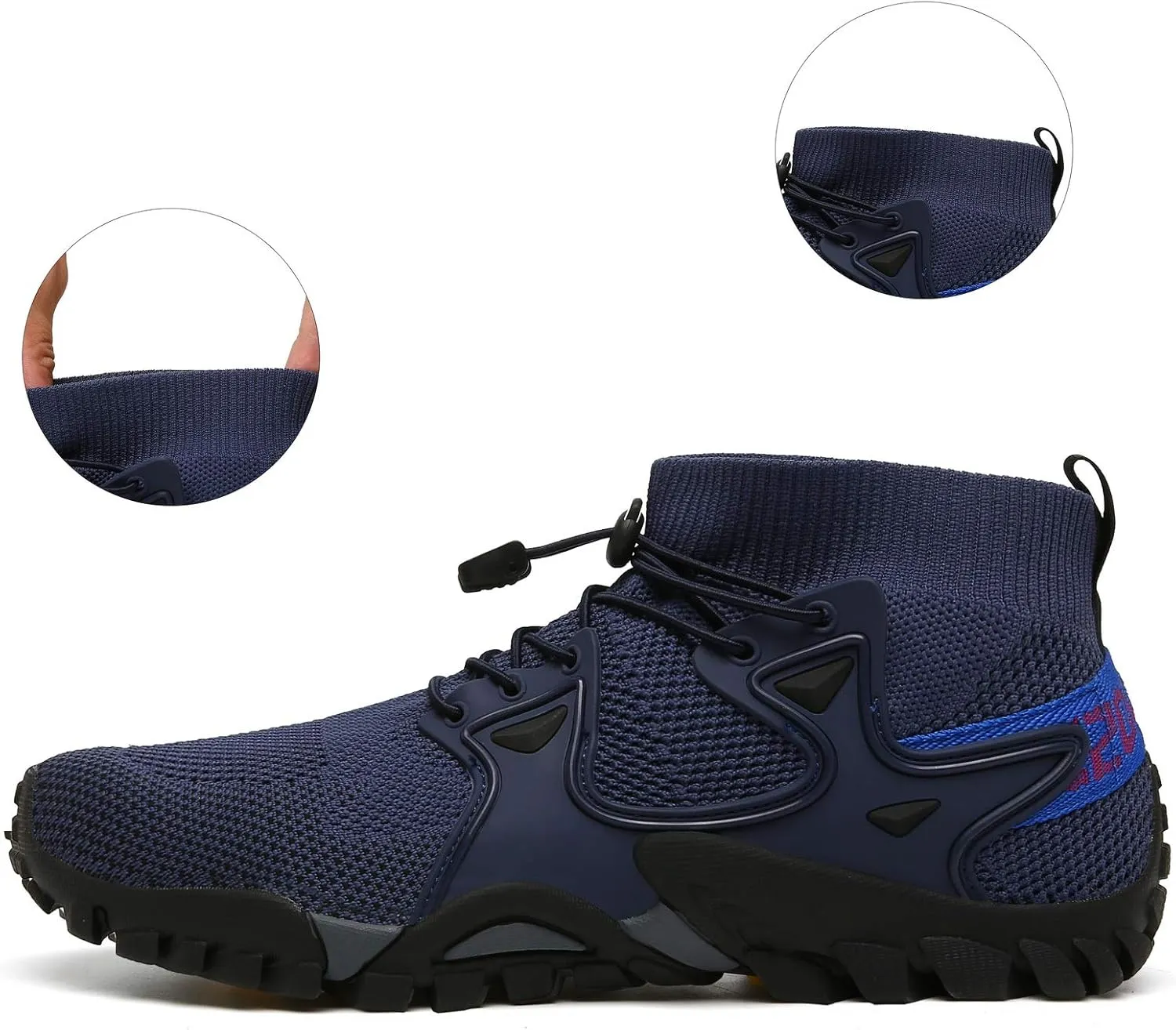 Hiking Shoes Mens Womens Outdoor Athletic Sports Shoes Walking Shoes Trail Running Shoes Trekking Climbing Stylish Slip Resistant Fitness Walking Jogging Sock Sneakers Travel Lightweight Barefoot