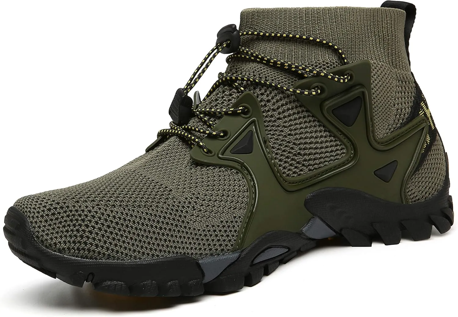 Hiking Shoes Mens Womens Outdoor Athletic Sports Shoes Walking Shoes Trail Running Shoes Trekking Climbing Stylish Slip Resistant Fitness Walking Jogging Sock Sneakers Travel Lightweight Barefoot
