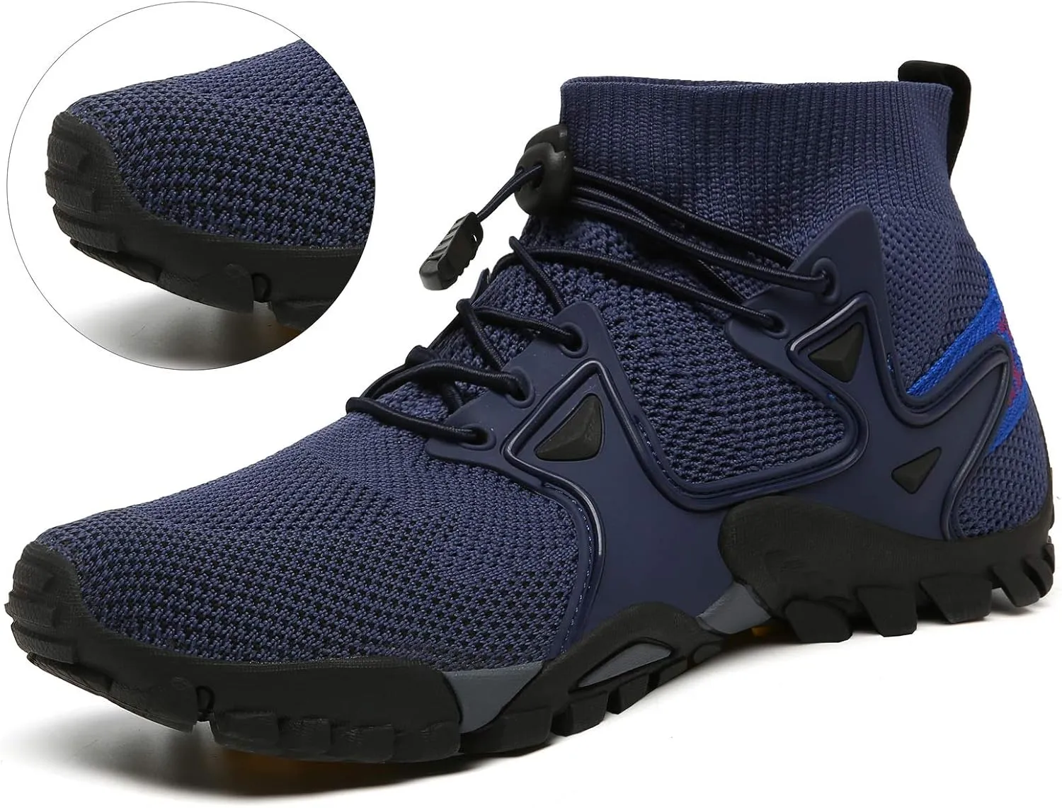 Hiking Shoes Mens Womens Outdoor Athletic Sports Shoes Walking Shoes Trail Running Shoes Trekking Climbing Stylish Slip Resistant Fitness Walking Jogging Sock Sneakers Travel Lightweight Barefoot