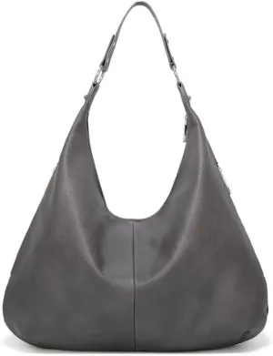 Hobo Bag for Women, Leather Tote Bag, Shoulder Purse Handbag with Zipper