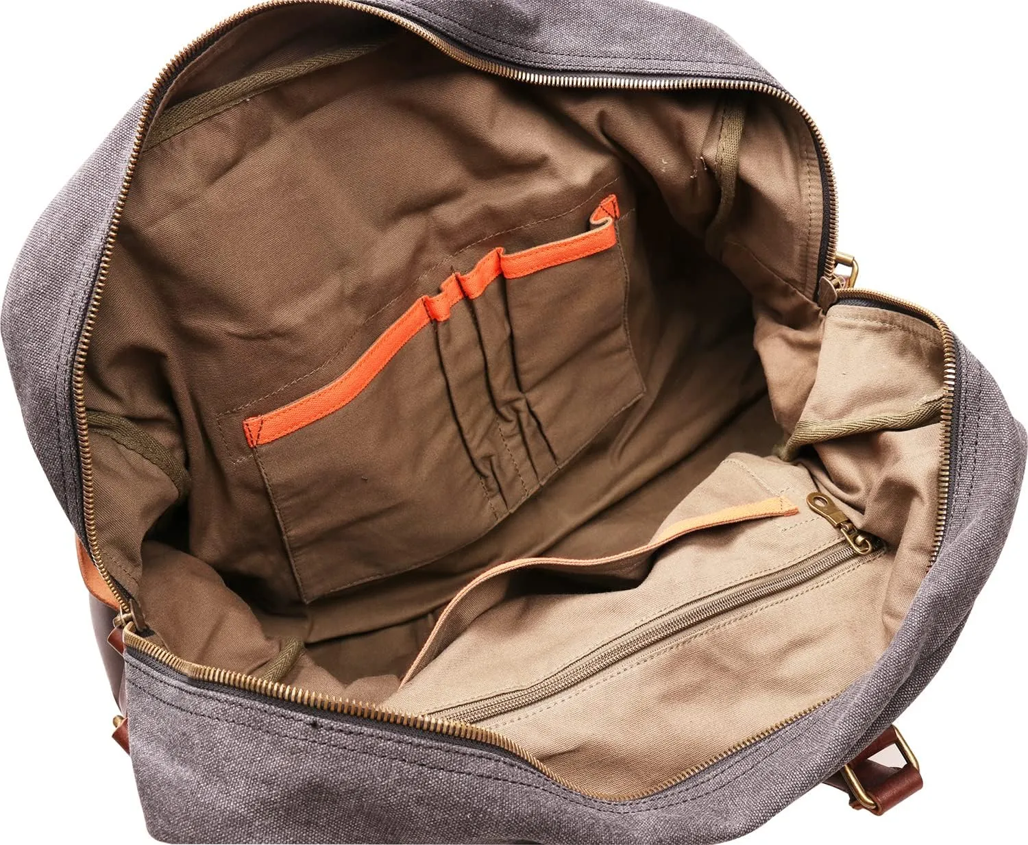 IBLUE Travel Duffel Bags For Men Women Waterproof Canvas Outdoor Sport Handbag With Wet Pocket Shoulder Strap, D1094 (A6, 21in)