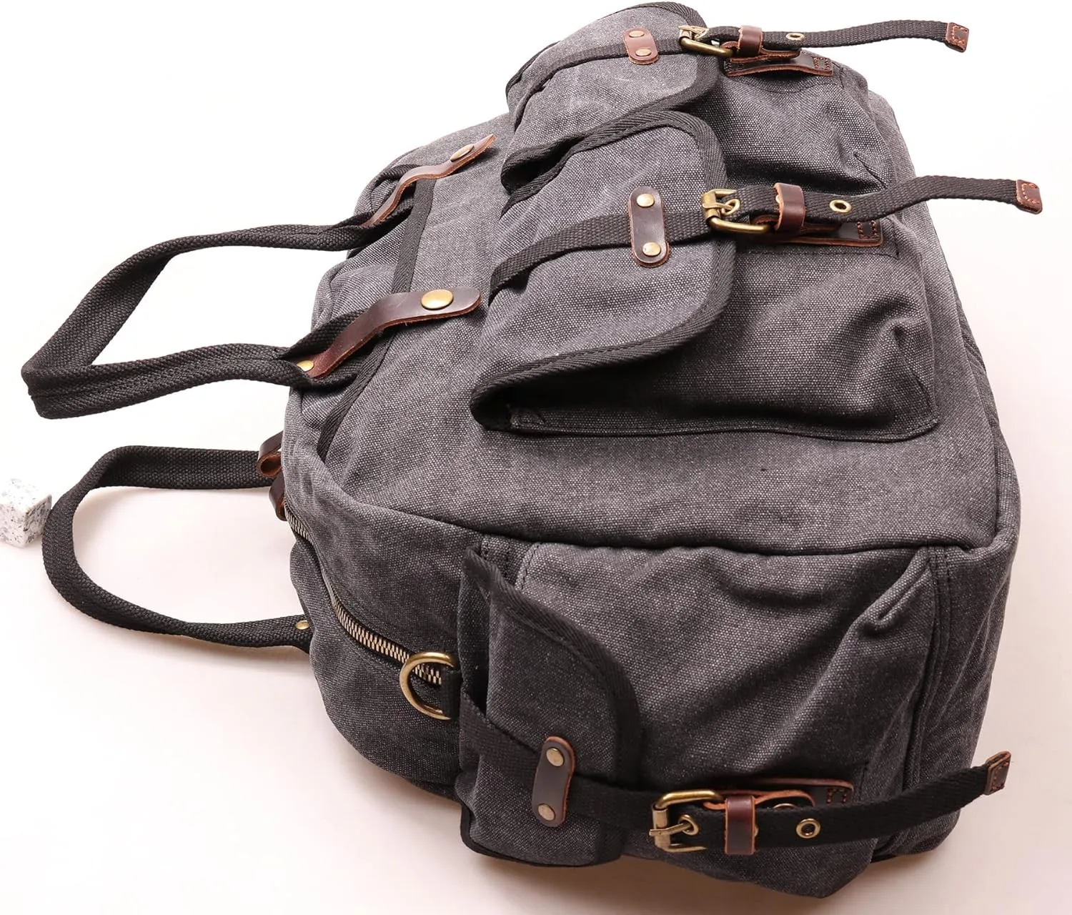 IBLUE Travel Duffel Bags For Men Women Waterproof Canvas Outdoor Sport Handbag With Wet Pocket Shoulder Strap, D1094 (A6, 21in)