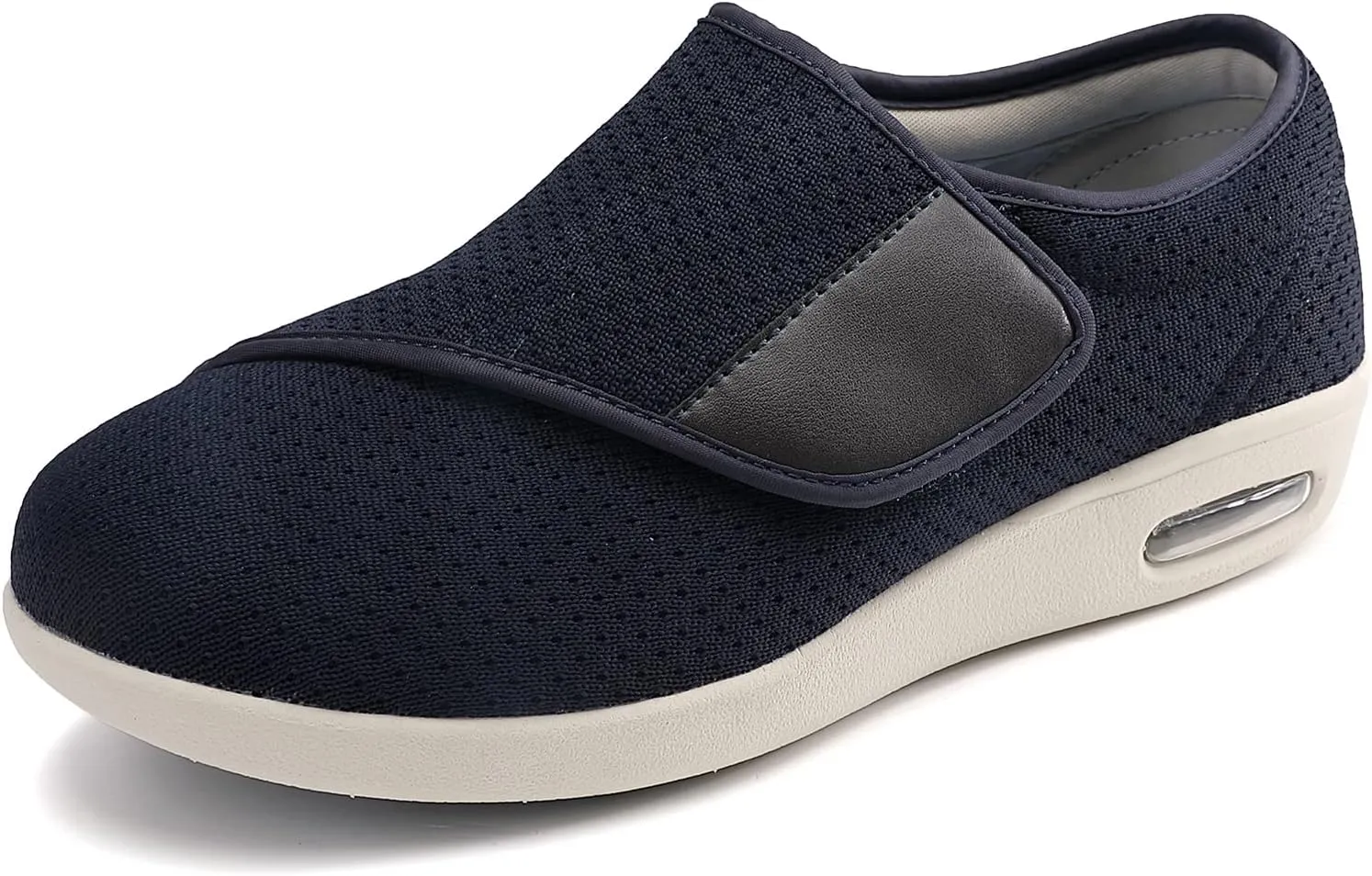Ihinzry Men's Diabetic Walking Shoes, Lightweight Breathable Soft Comfortable Non-Slip Casual Air Cushion Shoes