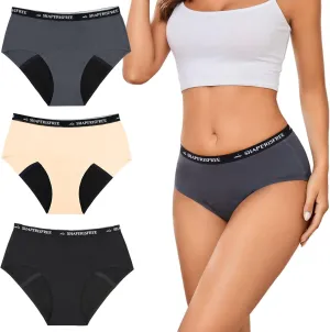 Incontinence Underwear for Women, No-Side-leaks Leakproof 2.0 Period Underwear Heavy Flow Absorbent Panties