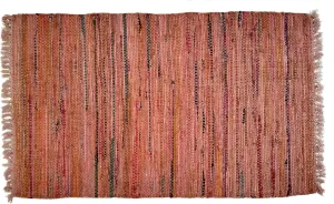 India Overseas Traders Sturbridge Country Rag Rug in Spice 30" x 50"