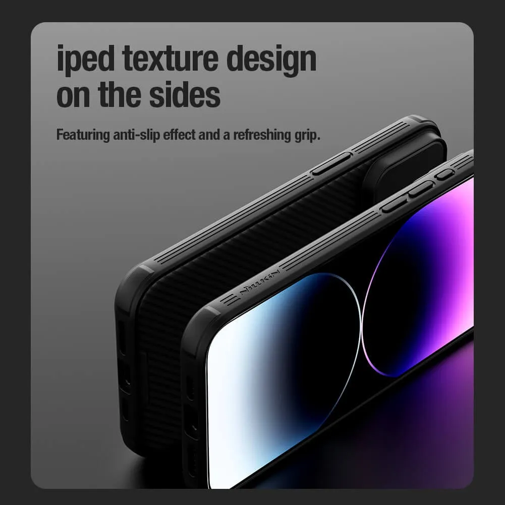 iPhone 15 Pro Max Original Cam-Shield Camera Slider (Shutter) Double Layered Protection TPU   PC - Black