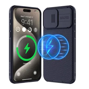 iPhone 15 Pro Max Original Cam-Shield Camera Slider (Shutter) Double Layered Protection TPU   PC - Purple