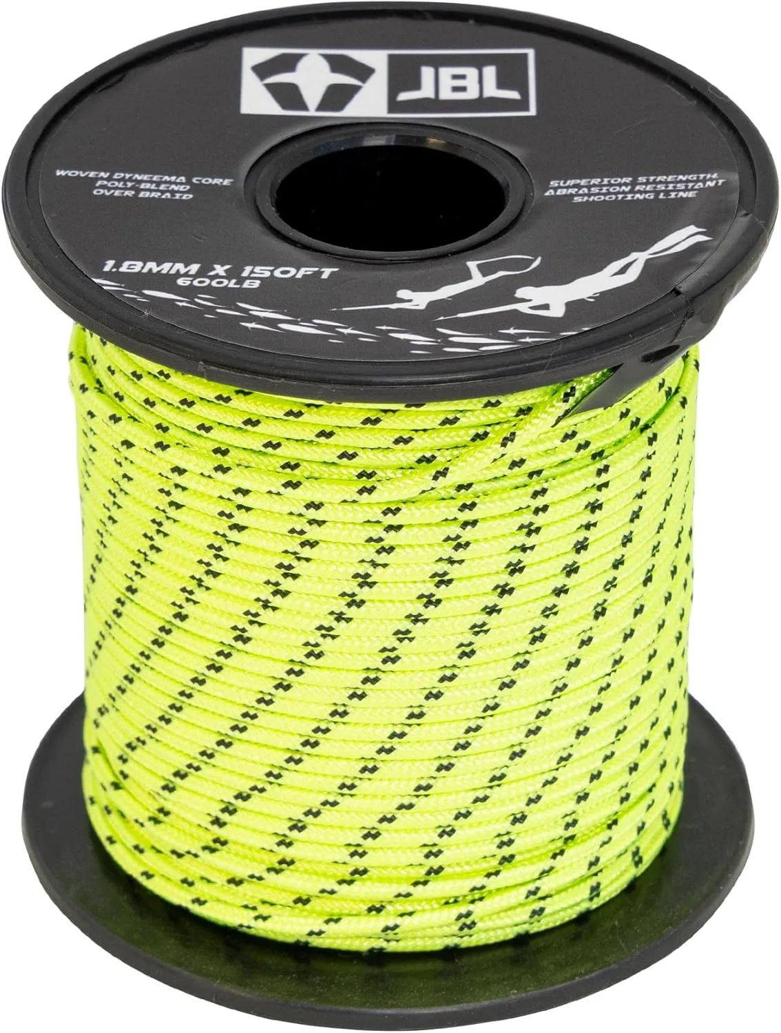 JBL Spearguns Dyneema Reel Line for Pacific Reel, 150 feet 1.8mm 600lb Heavy-Duty Spearfishing Reel Line