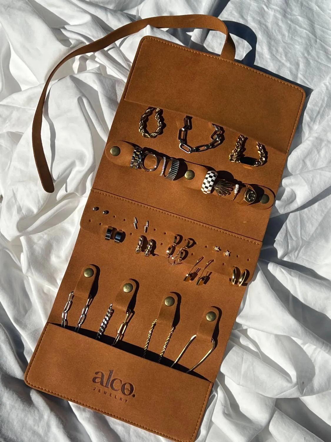 Jewelry Travel Case In Brown
