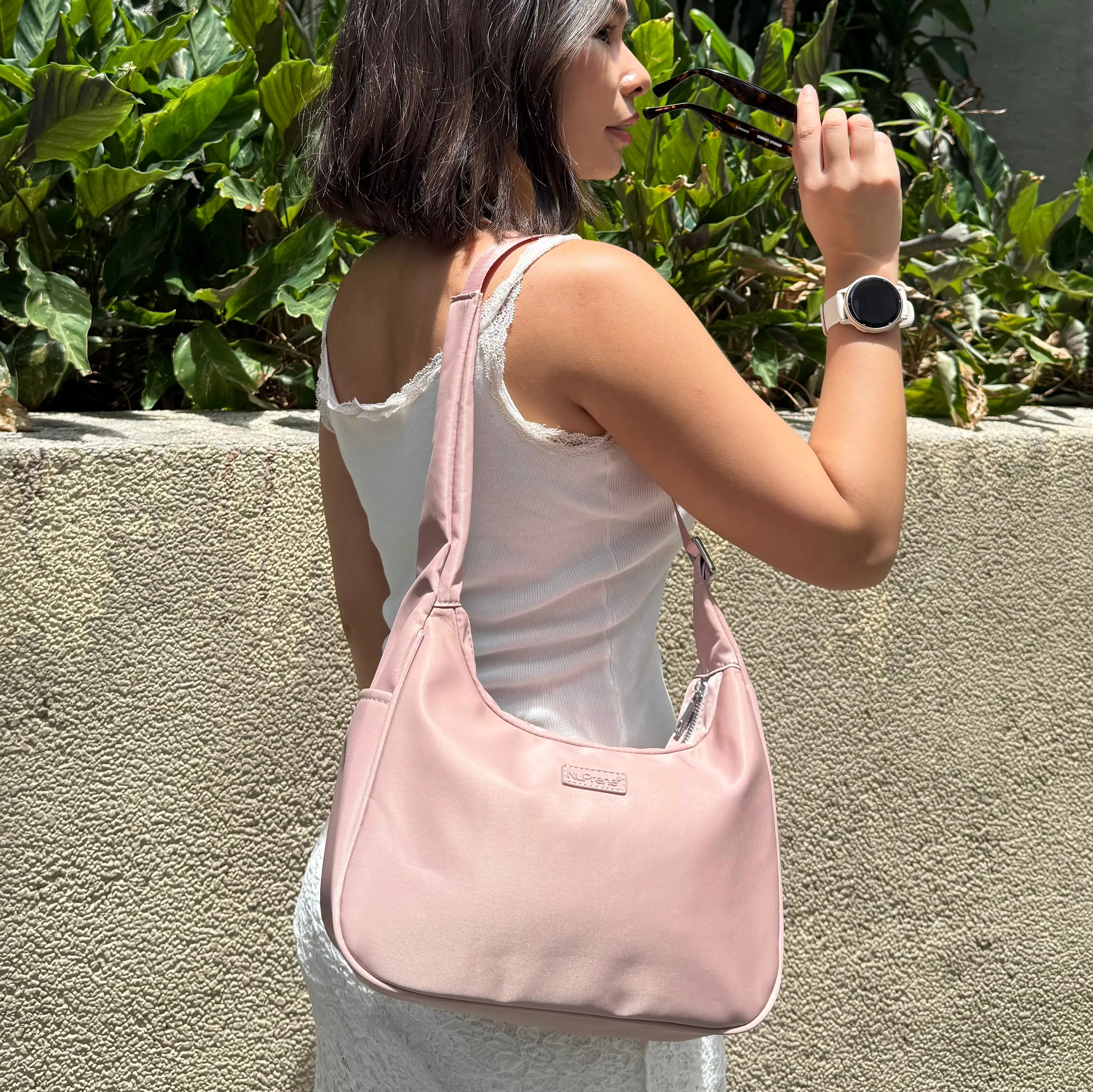 Julia Hobo Bag in Blush