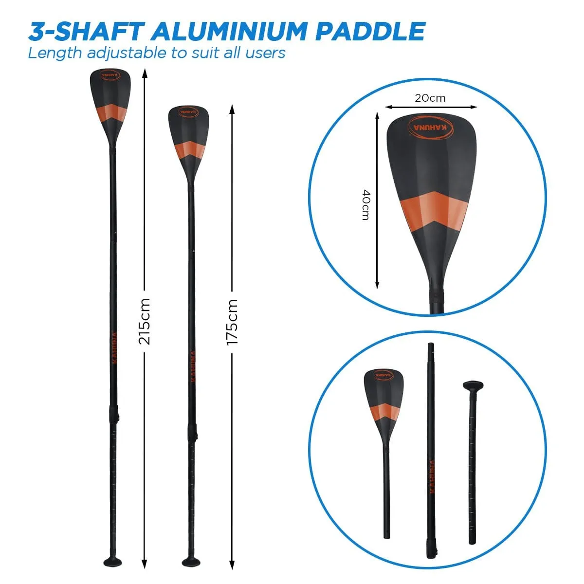 Kahuna Hana Inflatable Stand Up Paddle Board 11FT SUP Paddleboard - Online Only - Free Shipping!