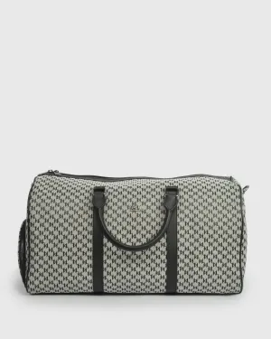KARL LAGERFELD 805900-990 BLACK CANVAS OVERNIGHT BAG