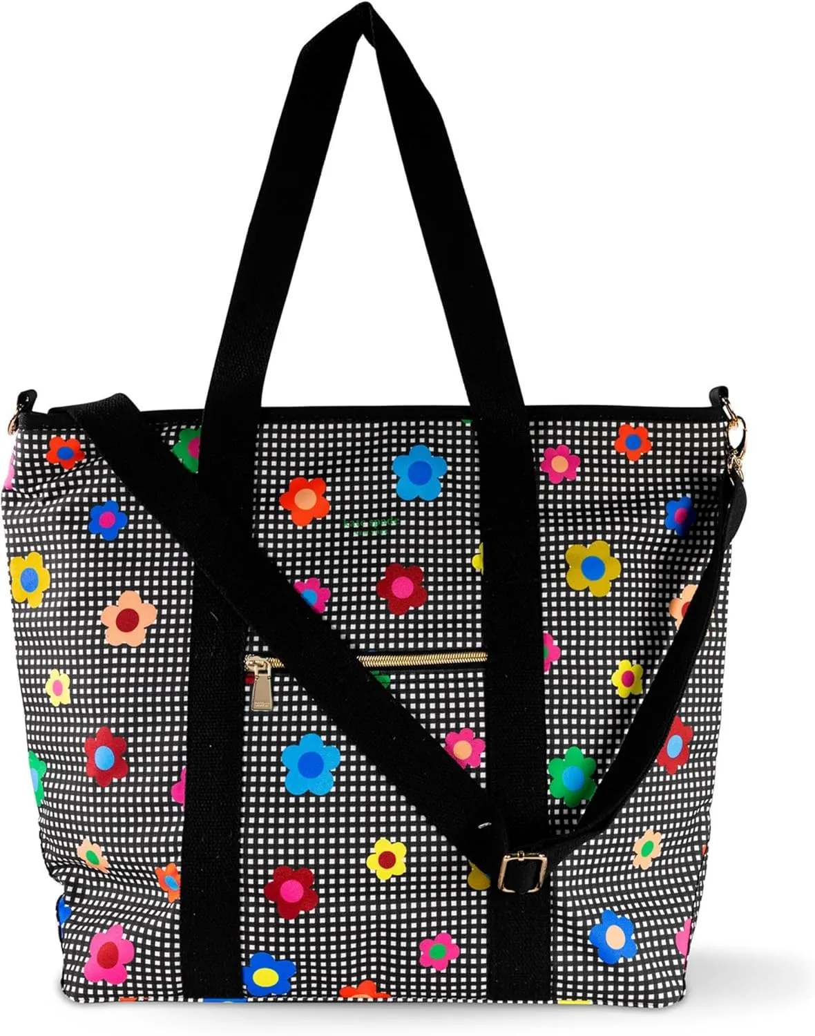 kate spade new york Large Capacity Insulated Cooler Tote Bag, Soft Sided Portable Beach Cooler with Shoulder Strap