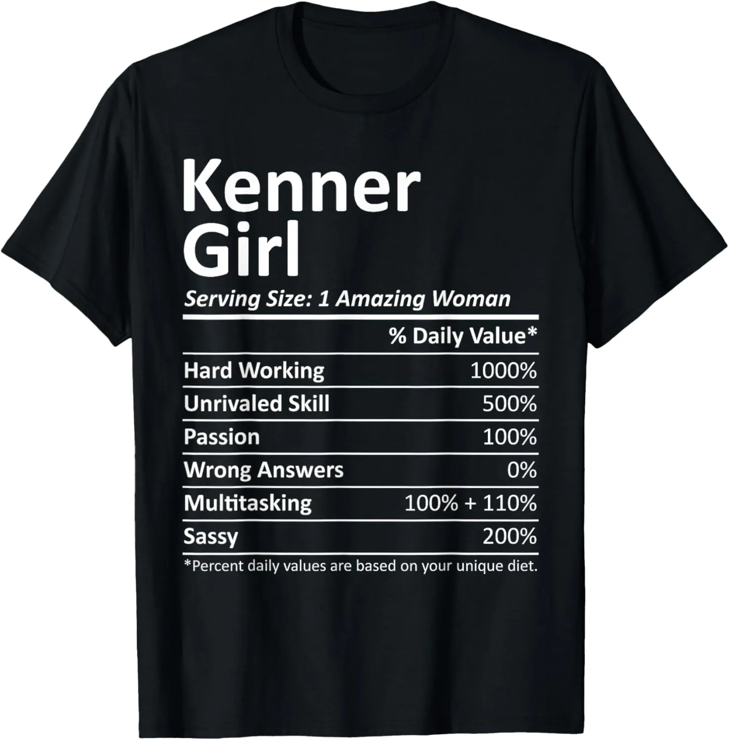 KENNER GIRL LA LOUISIANA Funny City Home Roots USA Gift T-Shirt