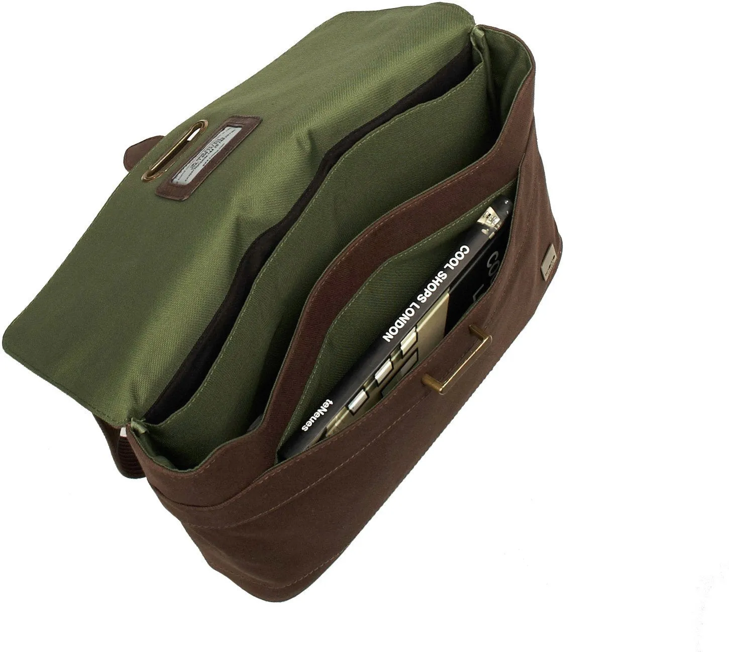 Knomo London Troon Fastens Lock Flap Tote