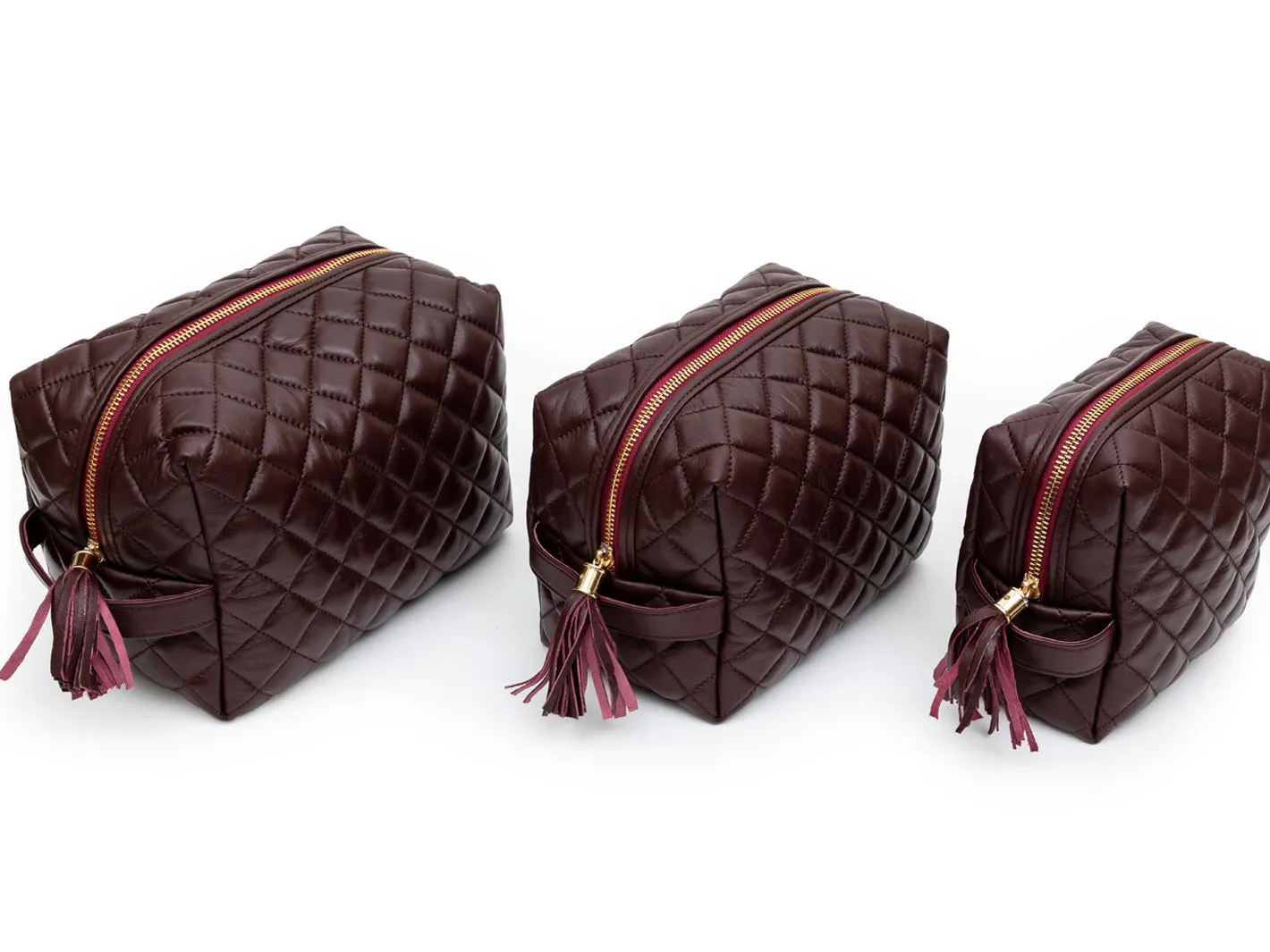 Kyoto Quilted 3 in 1 Pouch Set