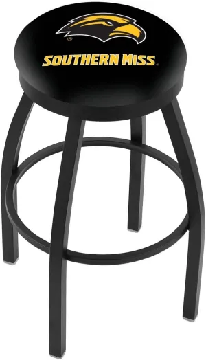 L8B2B Southern Miss 30" Swivel Bar Stool with Black Wrinkle Finish