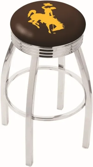 L8C3C Wyoming 30" Swivel Bar Stool with Chrome Finish