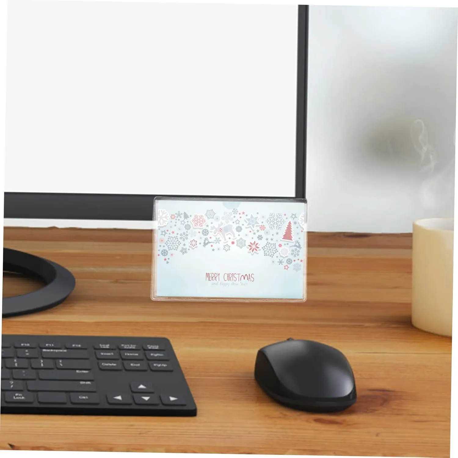 Label Set 30pcs Adhesive Card Bag Label Sleeves Material Card Cover for Office School Travel
