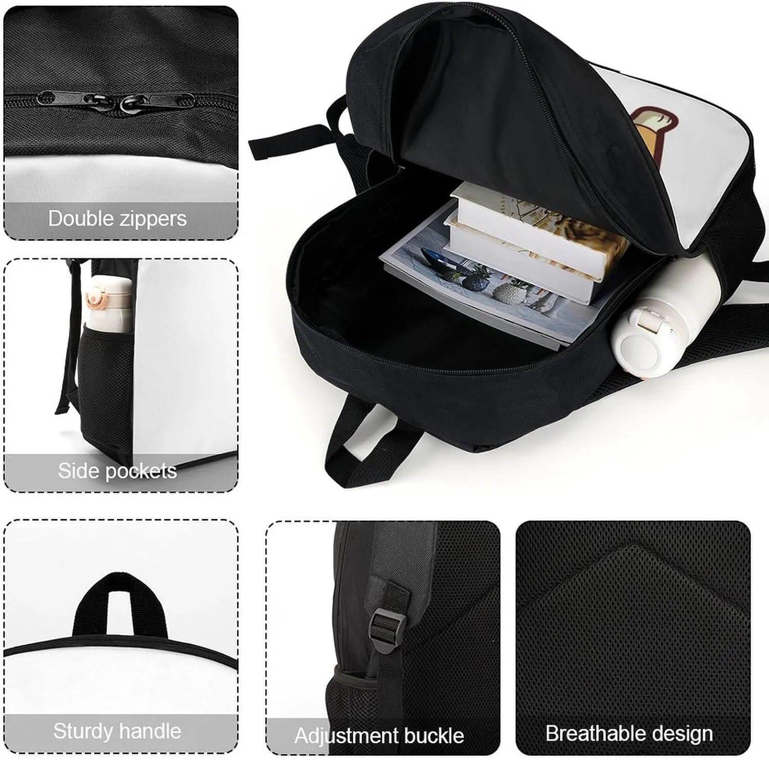 Laptop Backpack for Men 17 Inch Corgi Wearing Tie Work Casual Backpack Lightweight Travel Shoulder Bag