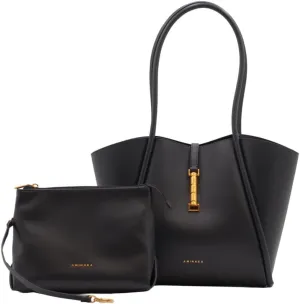 Large Capacity Women's Tote Bag with Matching Pouch Chic Top-Handle Shoulder Purse with Minimalist Design Hobo bag