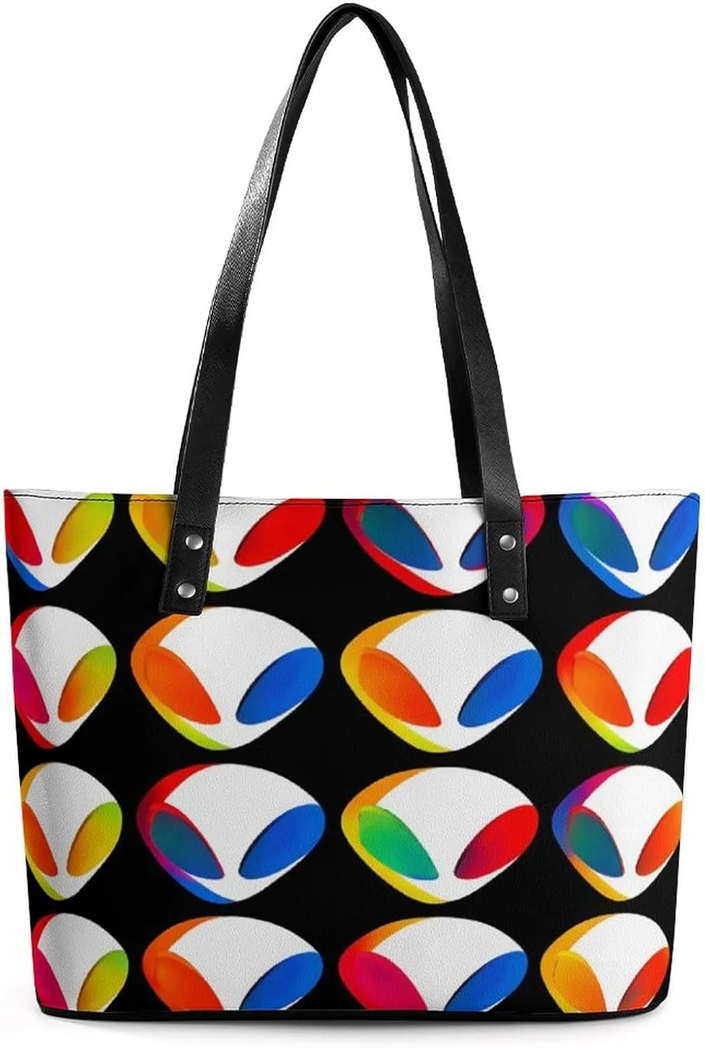 Large Leather Handbag Unisex Travel Lightweight Tote Bag For Daily Use