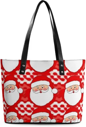 Large Leather Handbag Unisex Travel Lightweight Tote Bag For Daily Use