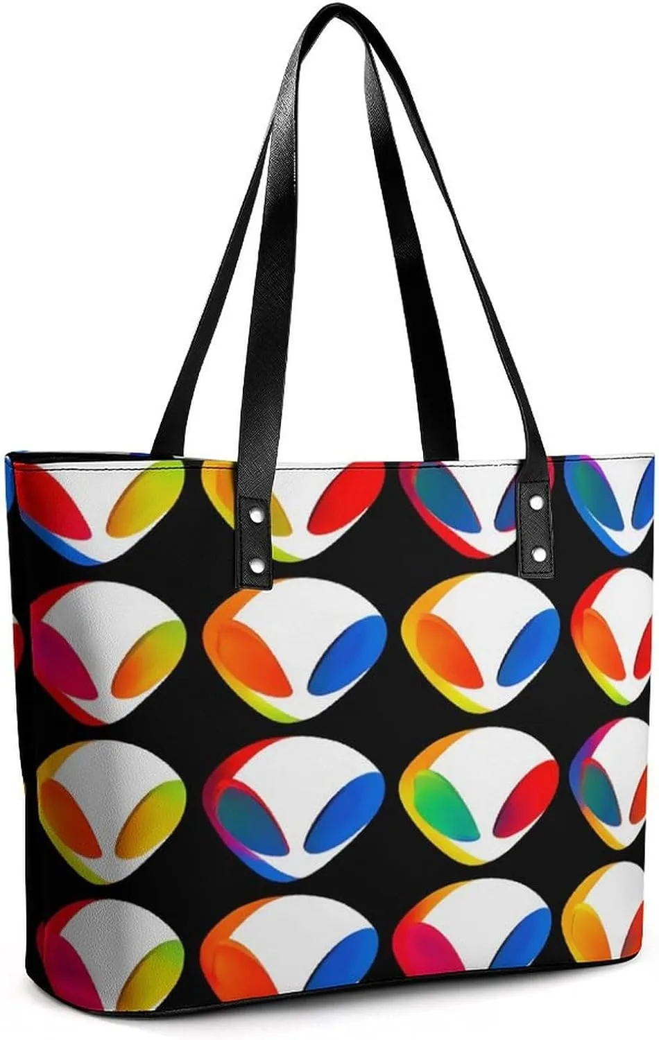 Large Leather Handbag Unisex Travel Lightweight Tote Bag For Daily Use